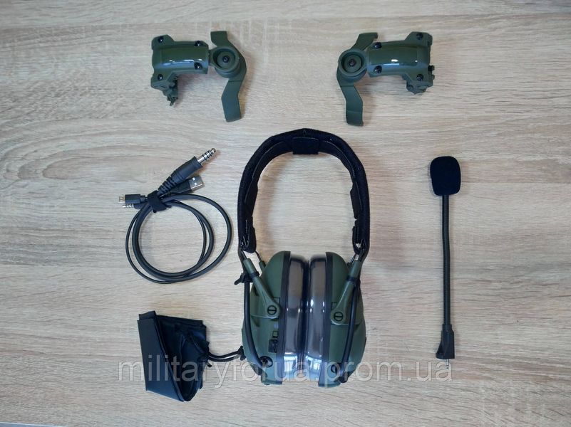 Тактичні активні навушники Noise Reduction Tactical Headset HD-16 1641607688 фото